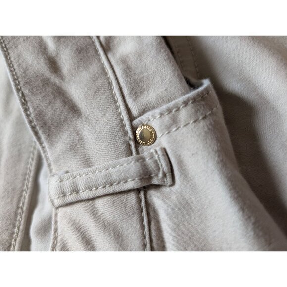 Ellen Tracy Womens Beige Denim Pants Size 10 Straight Fit Mid-Rise Casual Style - Picture 5 of 6